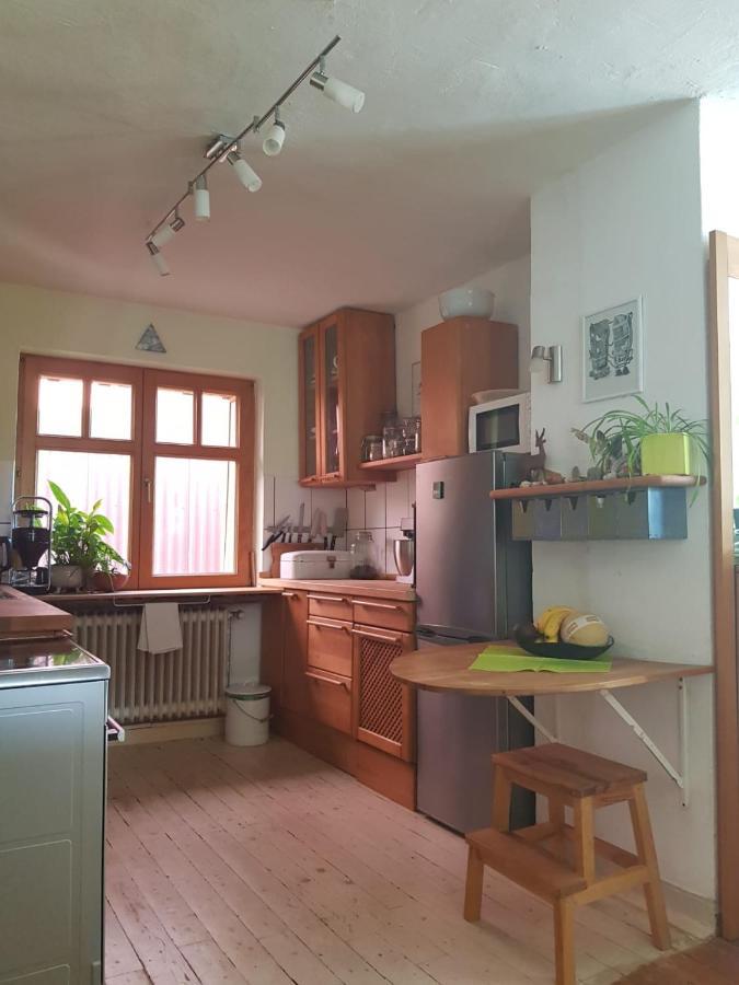 Aeltestes Haus In Quentel - Ferienwohnung 2 Mit Dachterrasse Hessisch Lichtenau Exterior photo