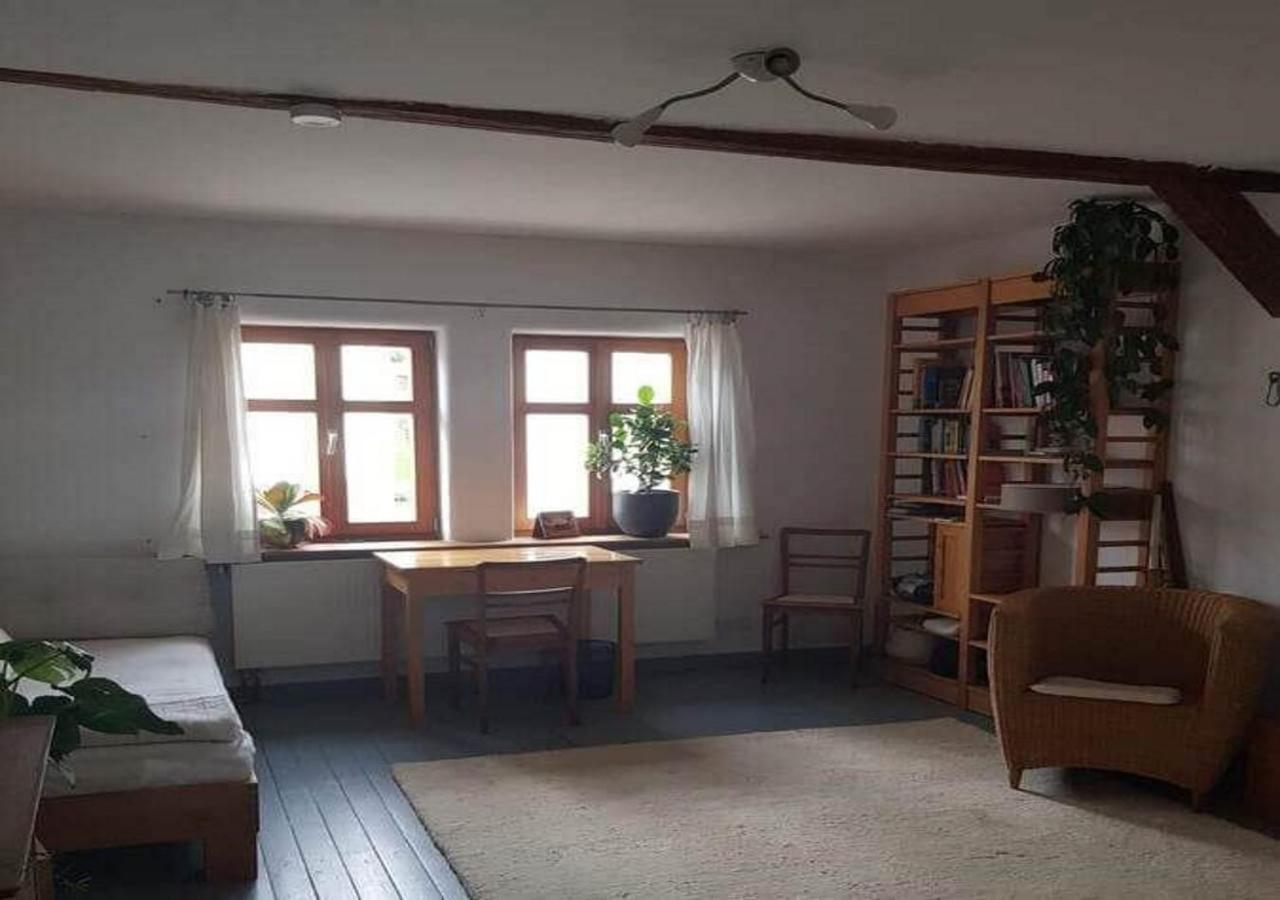 Aeltestes Haus In Quentel - Ferienwohnung 2 Mit Dachterrasse Hessisch Lichtenau Exterior photo